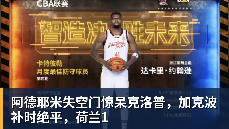 阿德耶米失空门惊呆克洛普，加克波补时绝平，荷兰1