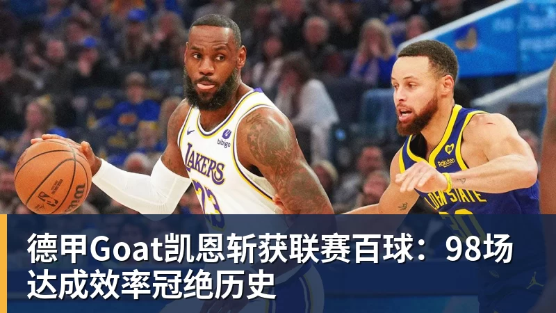 德甲Goat凯恩斩获联赛百球：98场达成效率冠绝历史